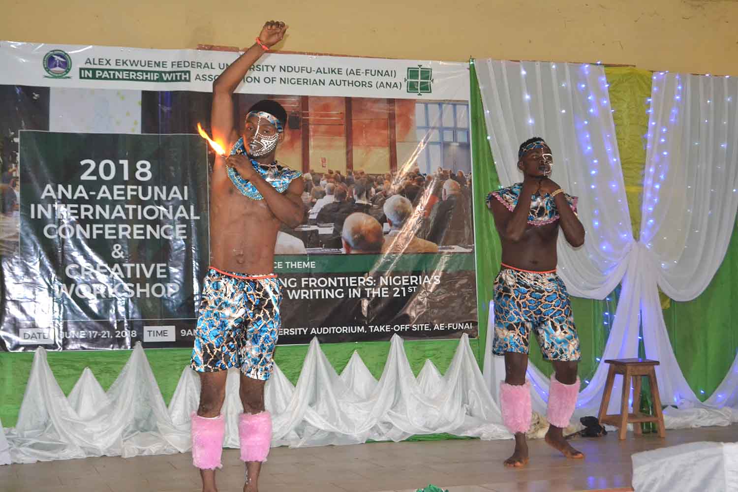 Performers during the 2018 ANA/FUNAI conference