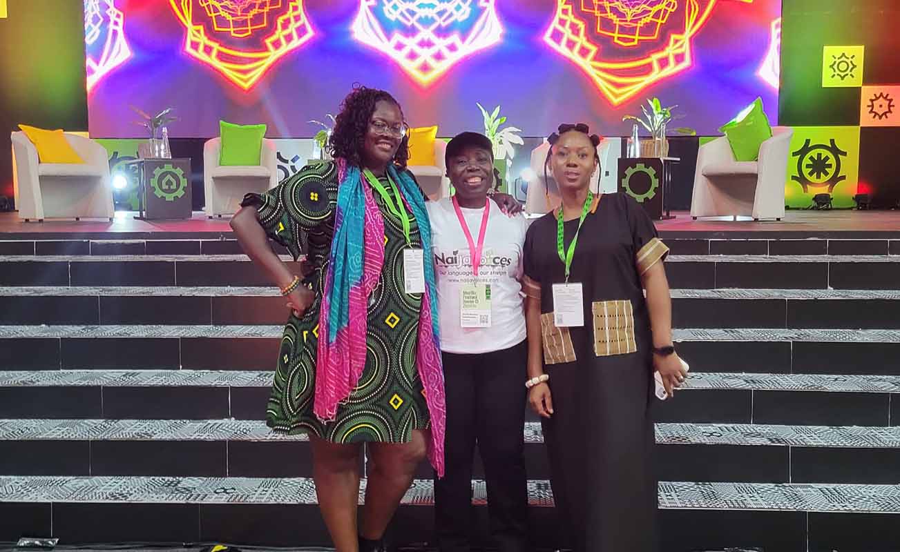 GMT Emezue and her Lanfrica Team attend the MOZFEST 2024!