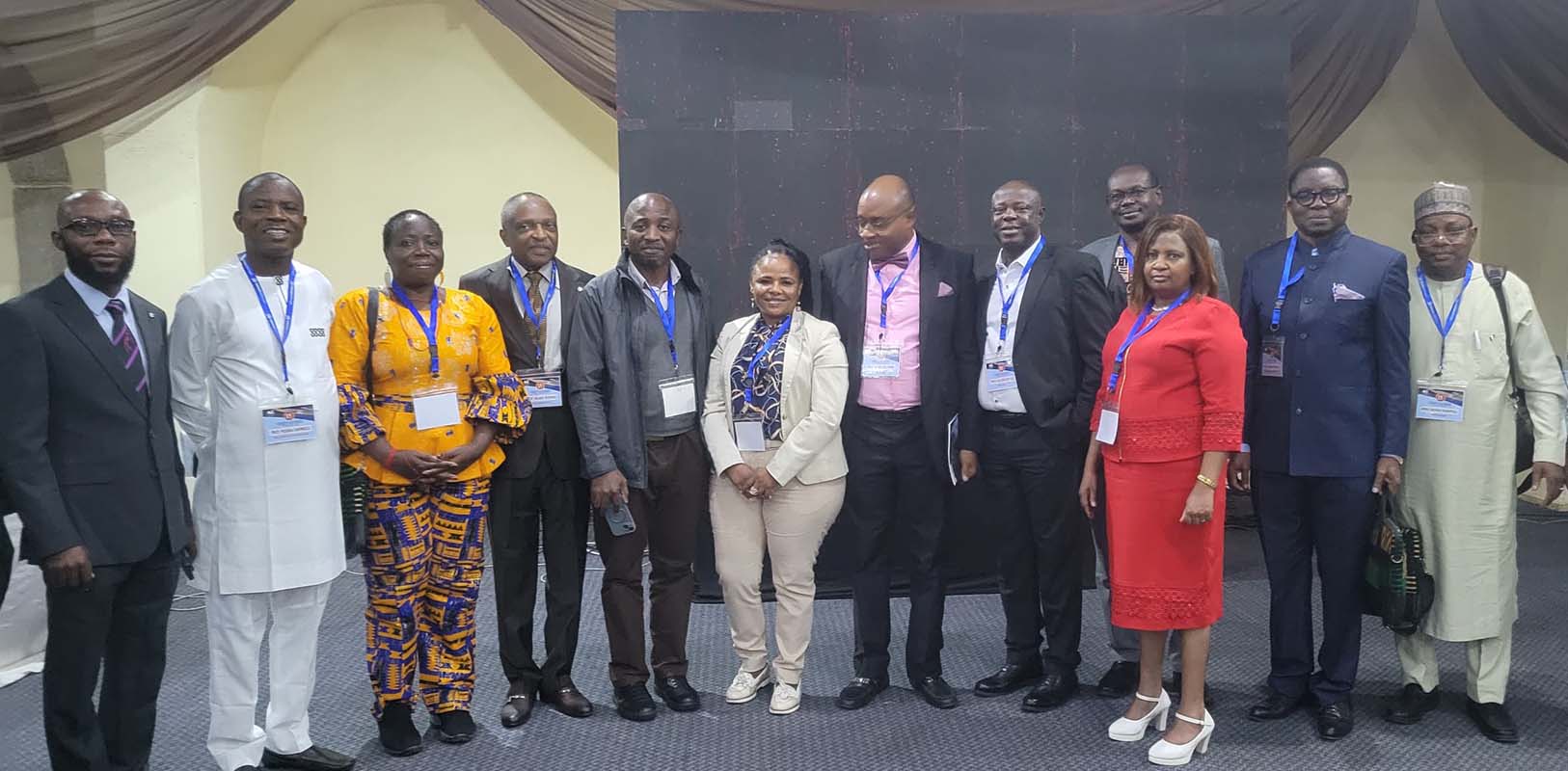 GMT Emezue makes a presentation at the African Academy of Science Conference